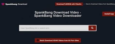 descargar de spankbang|Descargador de videos SpankBang